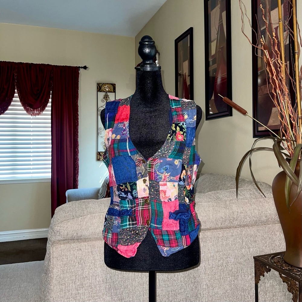 Colorful Patchwork Vest
